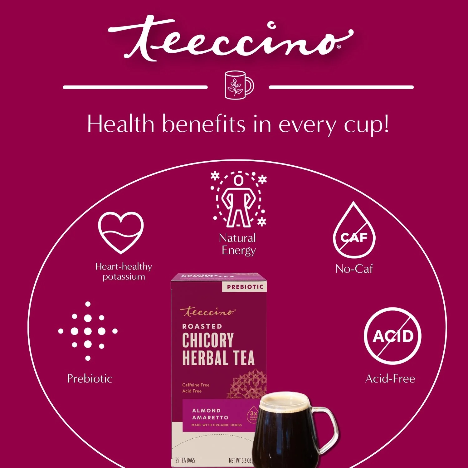 Almond Amaretto Roasted Herbal Tea - Image 14