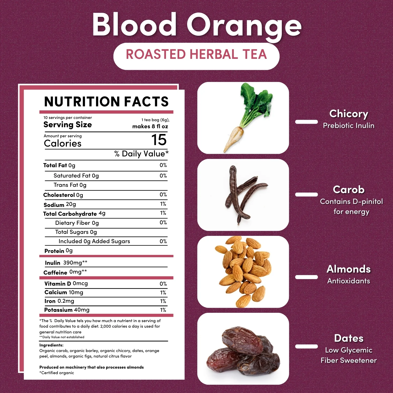 Blood Orange Roasted Herbal Tea - Image 3