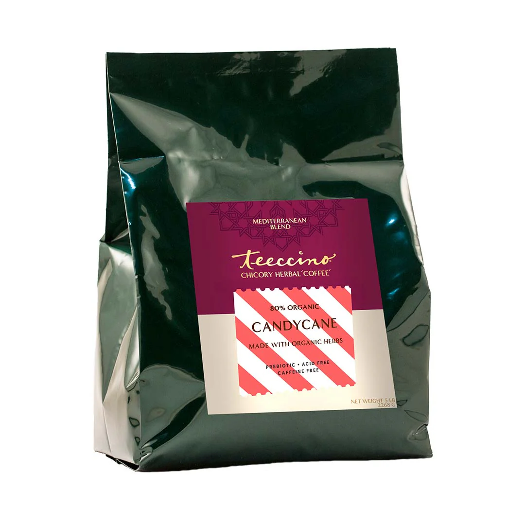 Candy Cane Chicory Herbal Coffee - Image 3