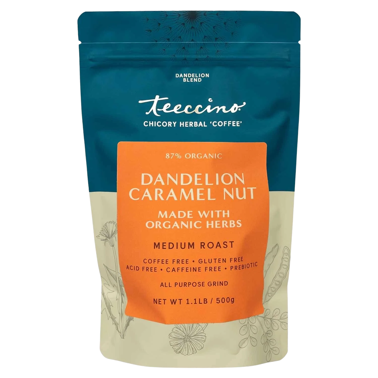 Dandelion Caramel Nut Chicory Herbal Coffee - Image 3