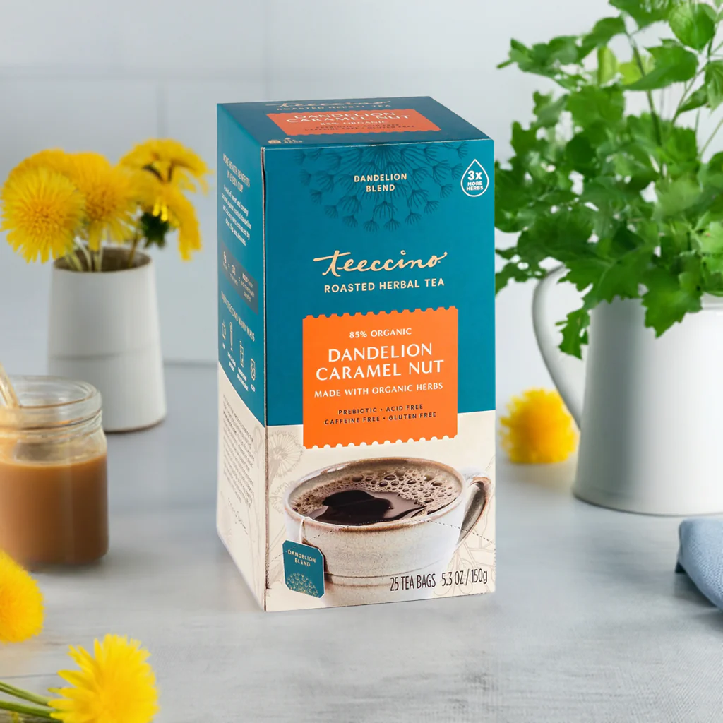 Dandelion Caramel Nut Roasted Herbal Tea - Image 3