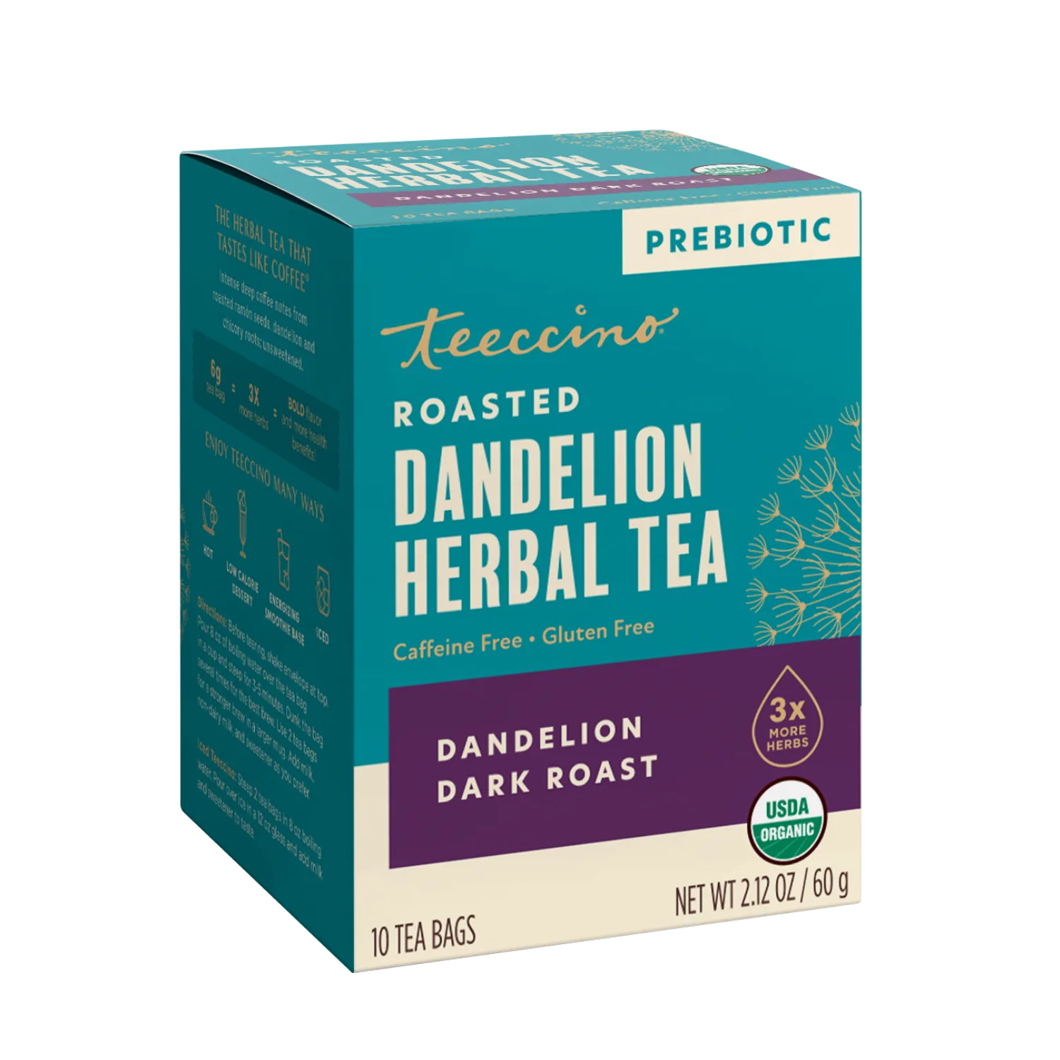 Dandelion Dark Roast Roasted Herbal Tea - Image 18