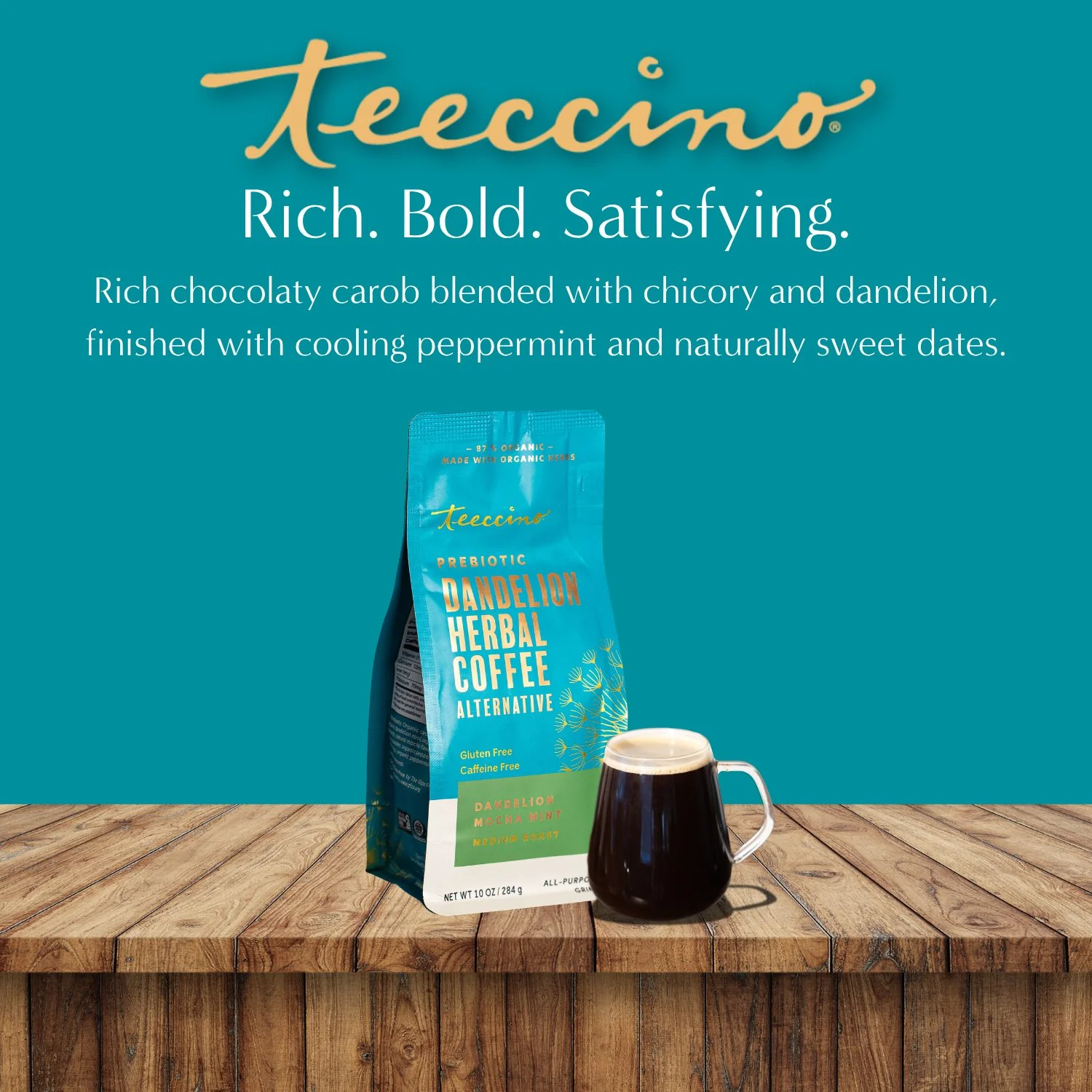 Dandelion Mocha Mint Herbal Coffee - Image 7