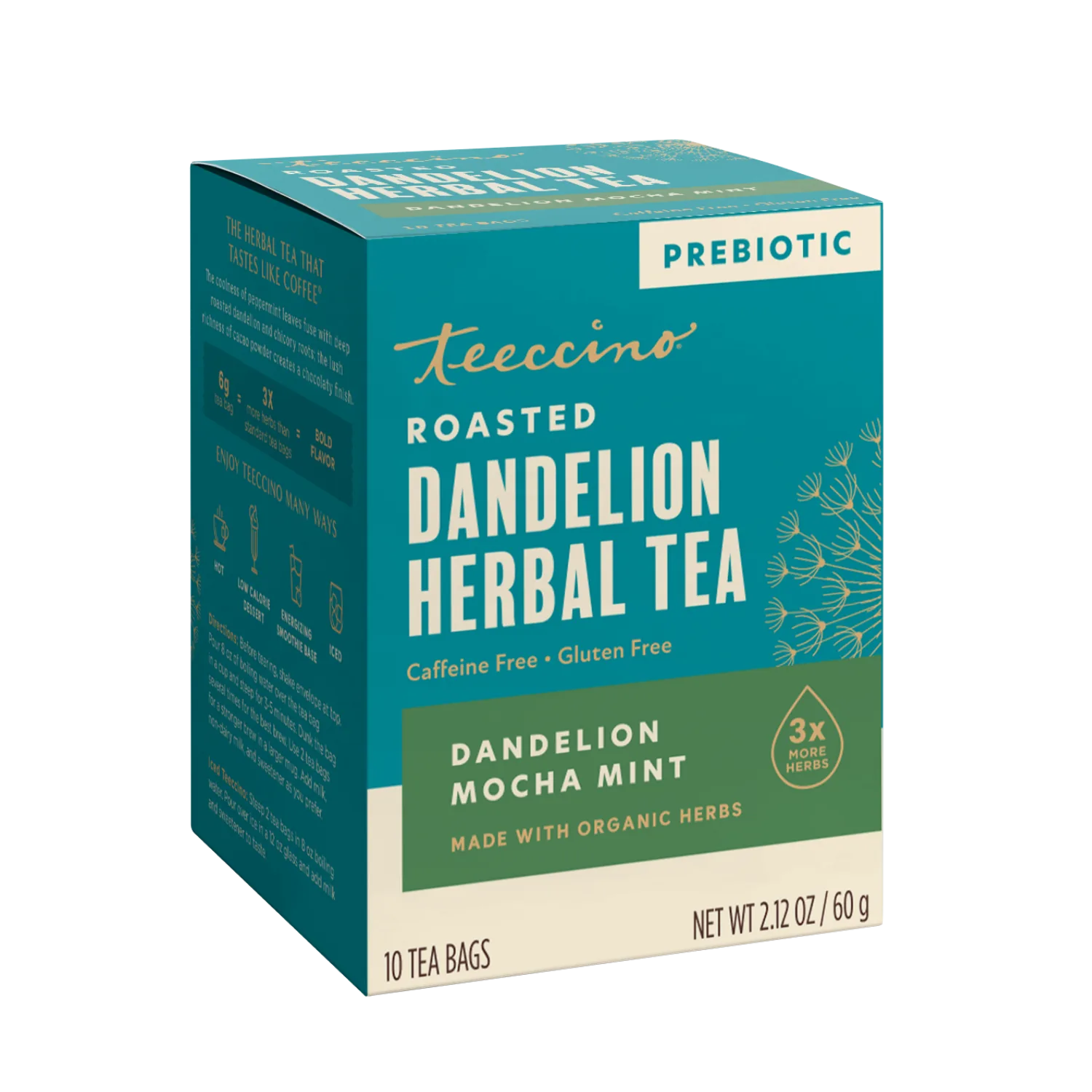 Dandelion Mocha Mint Roasted Herbal Tea - Image 13