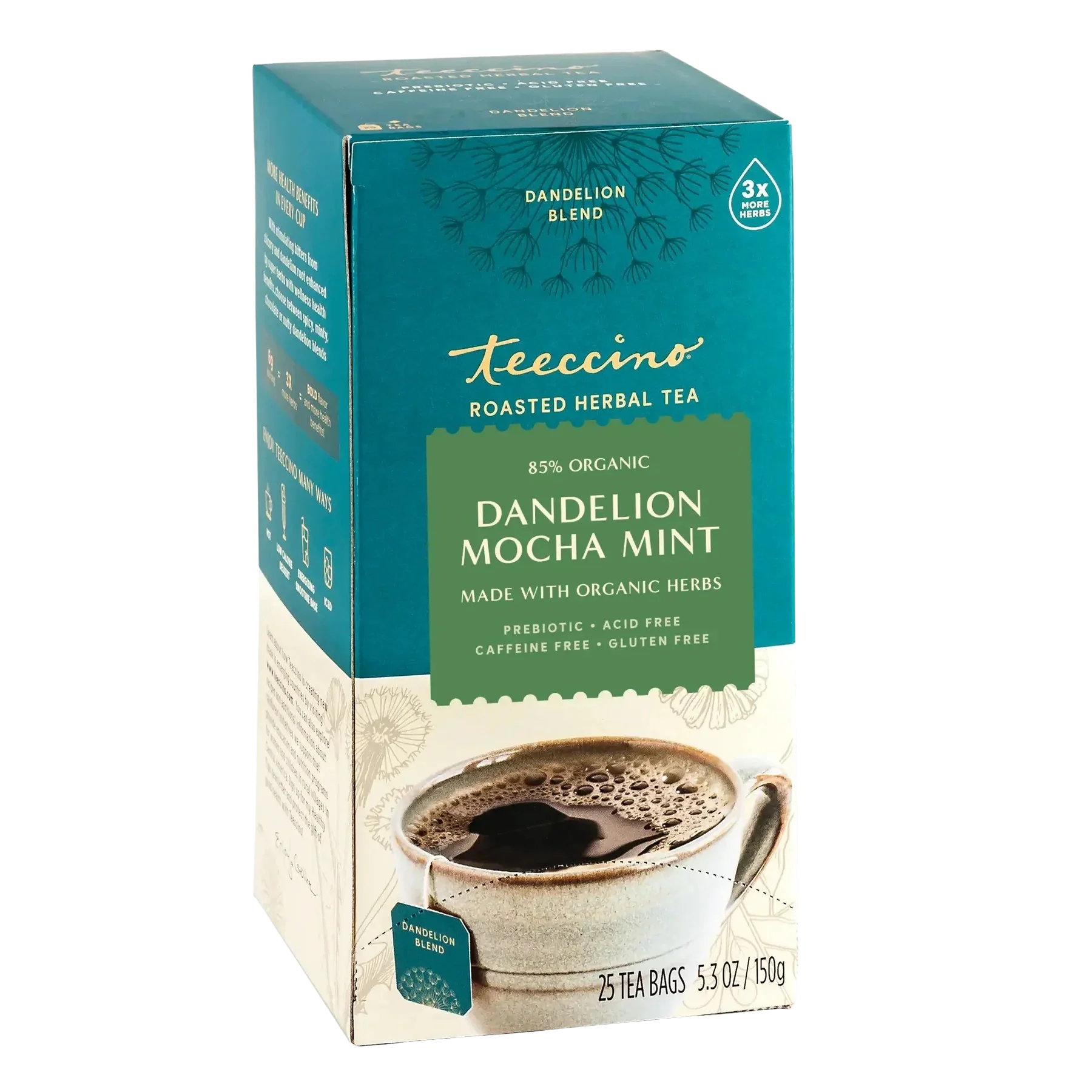 Dandelion Mocha Mint Roasted Herbal Tea - Image 3