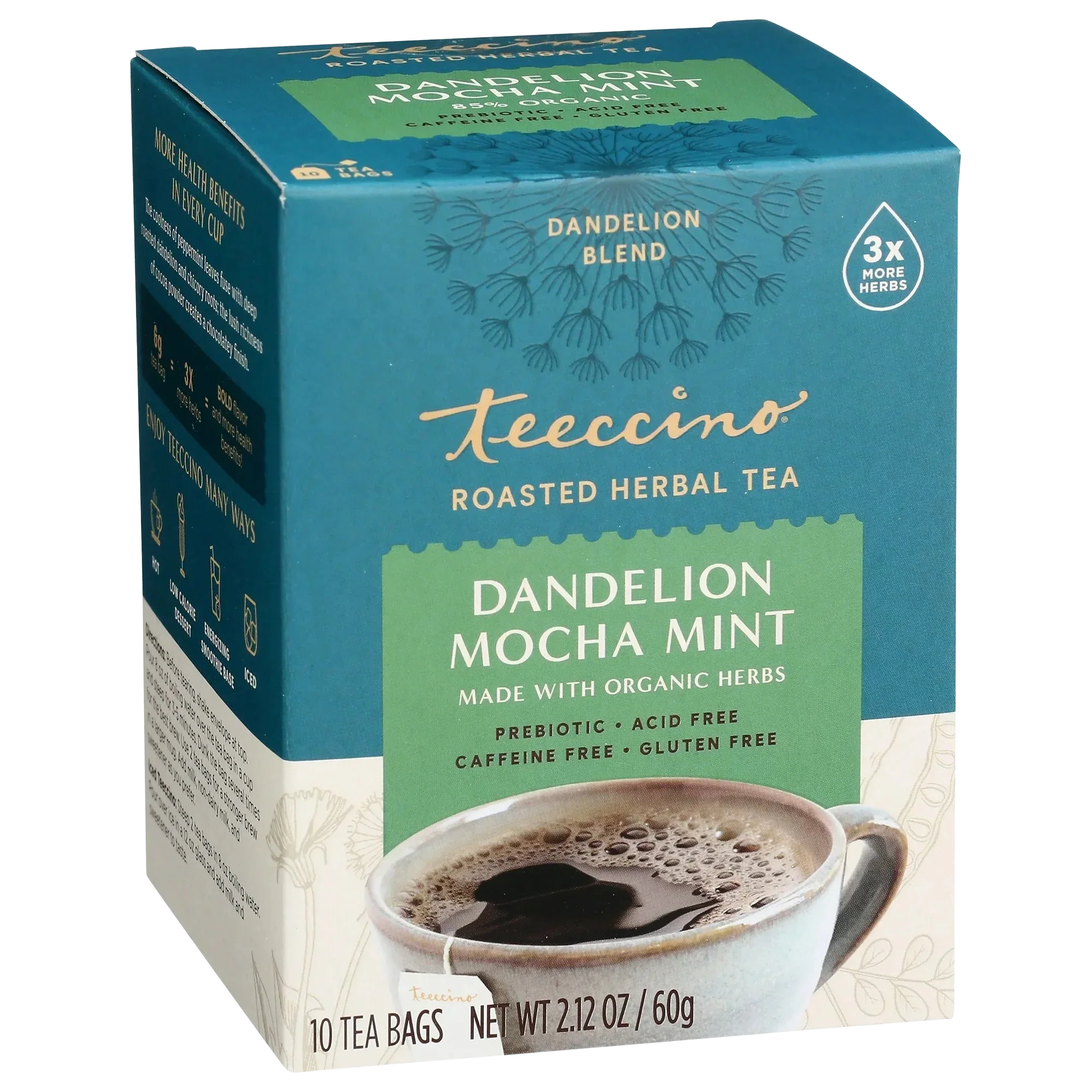 Dandelion Mocha Mint Roasted Herbal Tea - Image 6