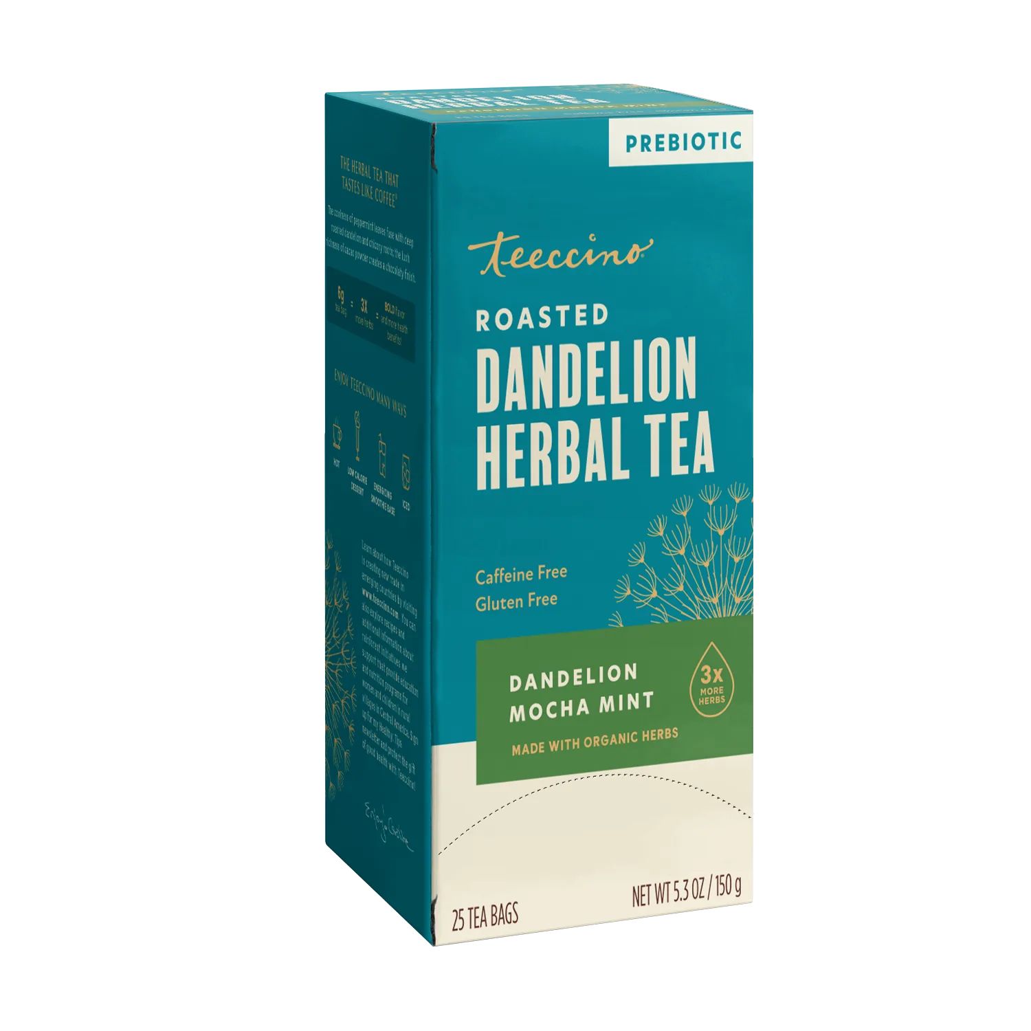 Dandelion Mocha Mint Roasted Herbal Tea - Image 7