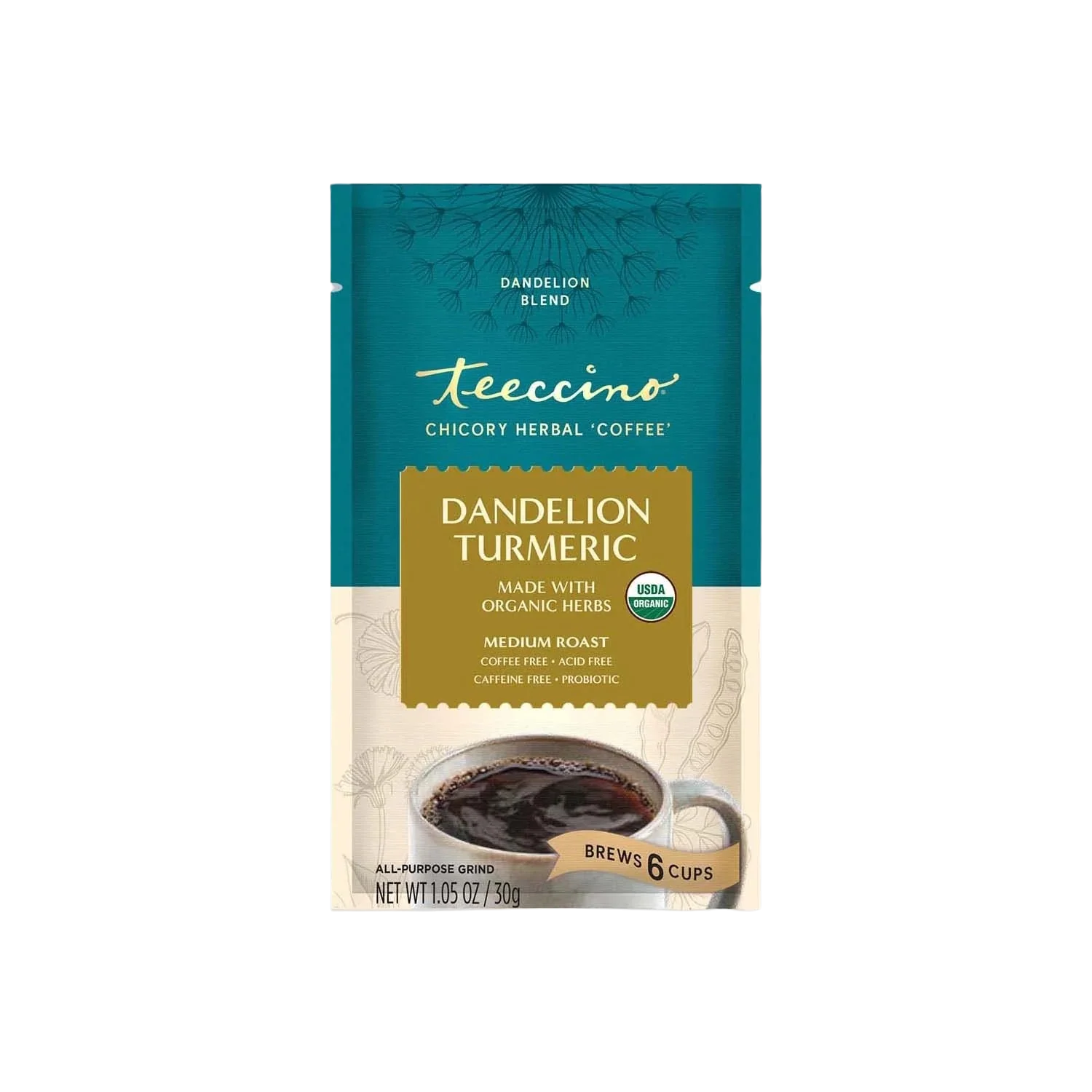 Dandelion Turmeric Herbal Coffee - Image 3