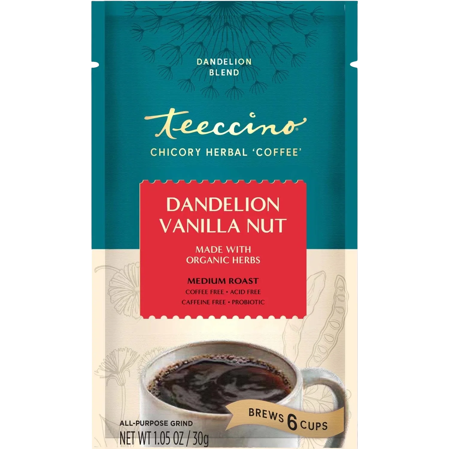 Dandelion Vanilla Nut Herbal Coffee - Image 10
