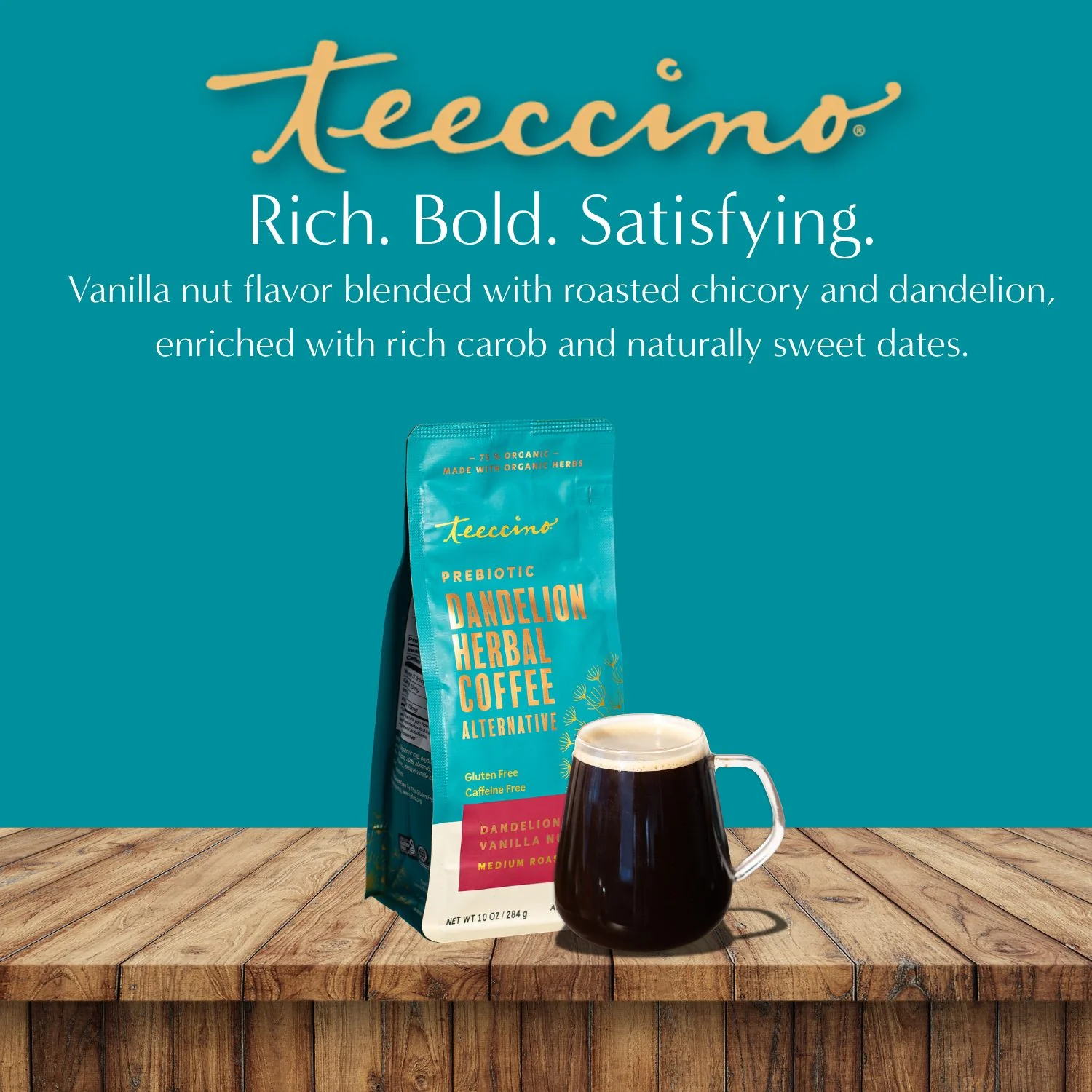 Dandelion Vanilla Nut Herbal Coffee - Image 7
