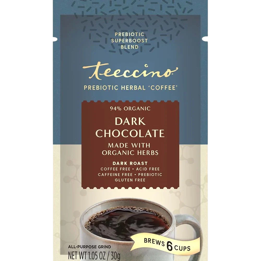 Dark Chocolate Prebiotic SuperBoost Herbal Coffee - Image 10