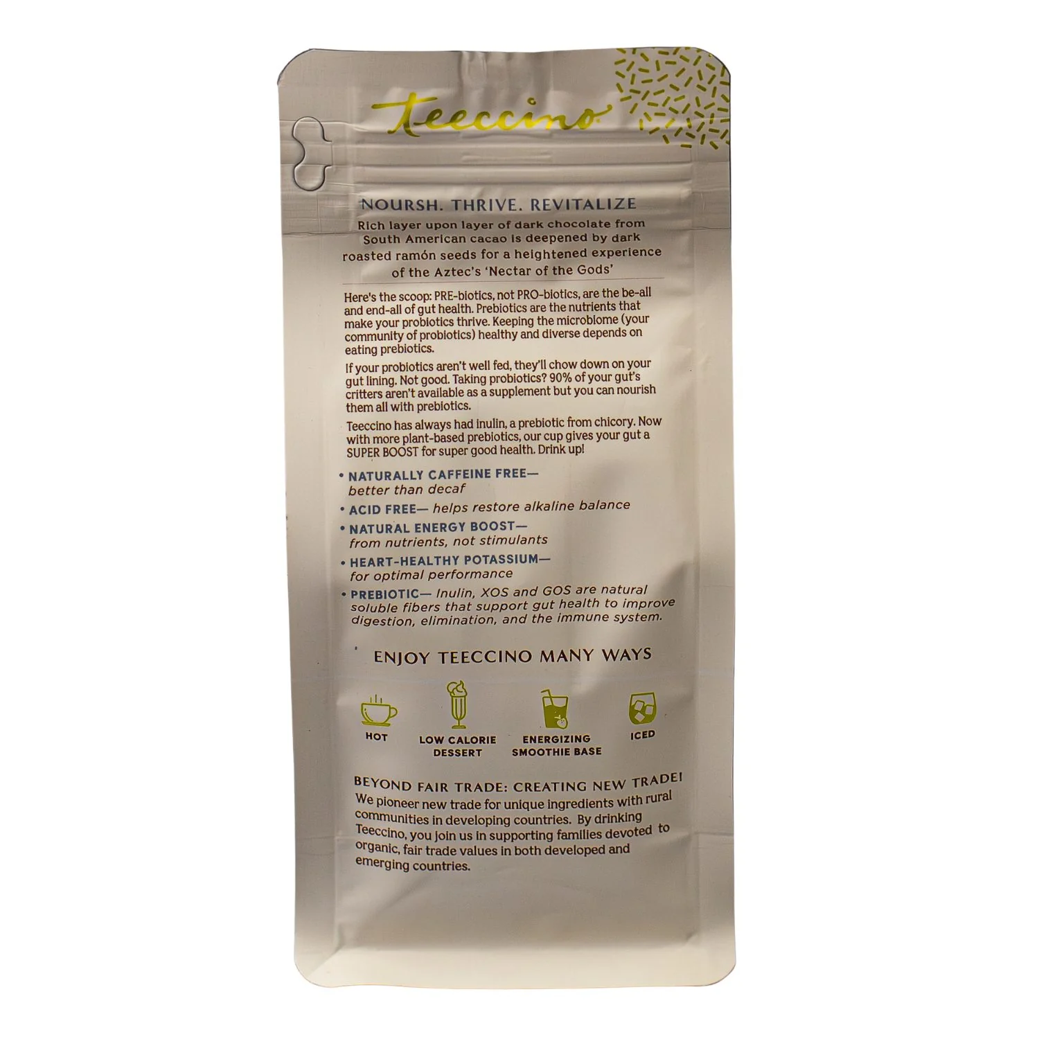 Dark Chocolate Prebiotic SuperBoost Herbal Coffee - Image 8