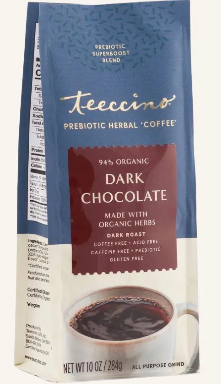 Dark Chocolate Prebiotic SuperBoost Herbal Coffee
