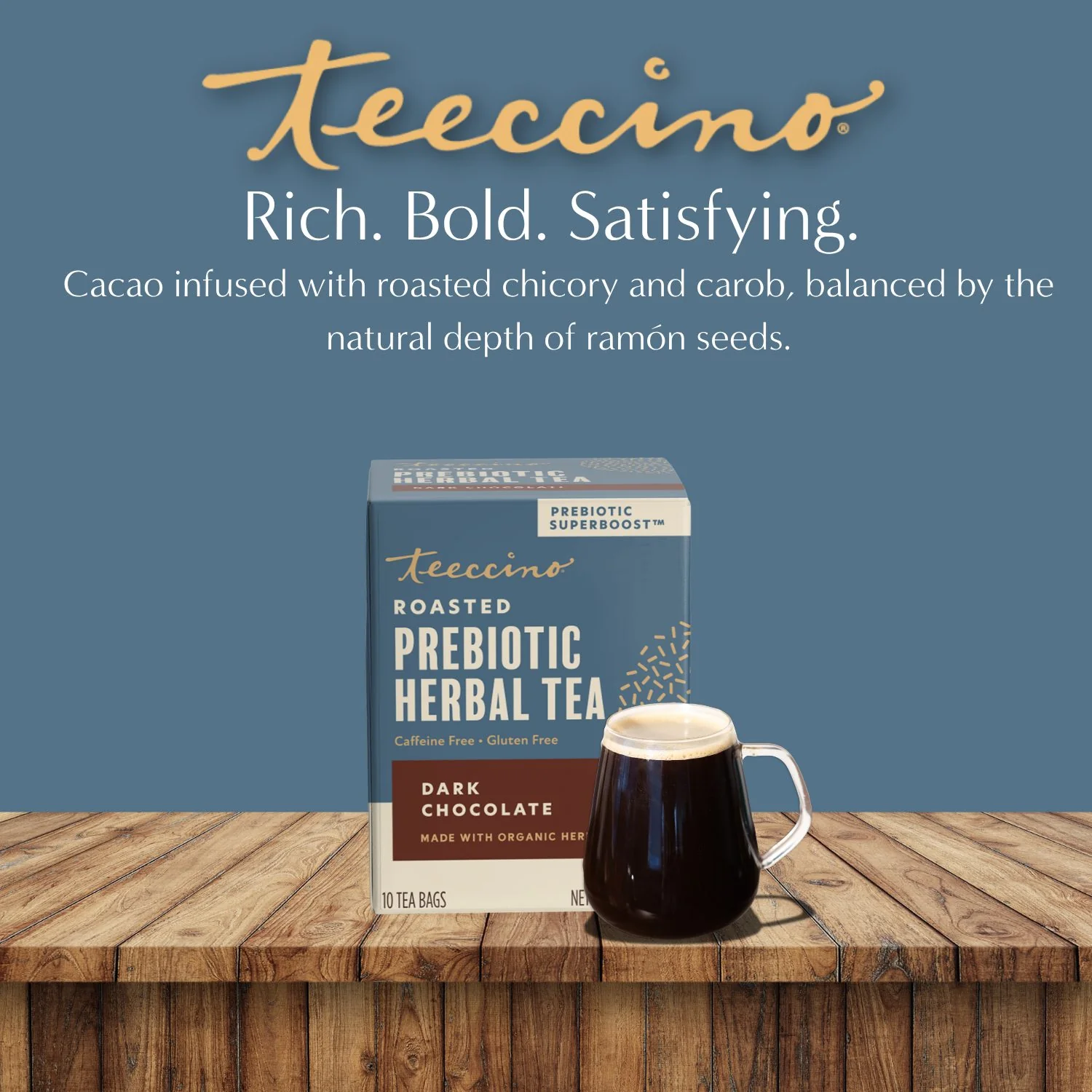 Dark Chocolate Prebiotic SuperBoost Herbal Tea - Image 18