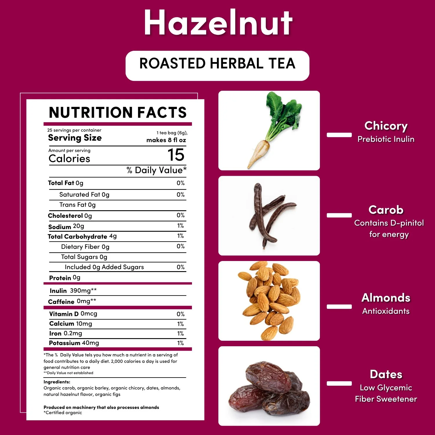 Hazelnut Roasted Herbal Tea - Image 14