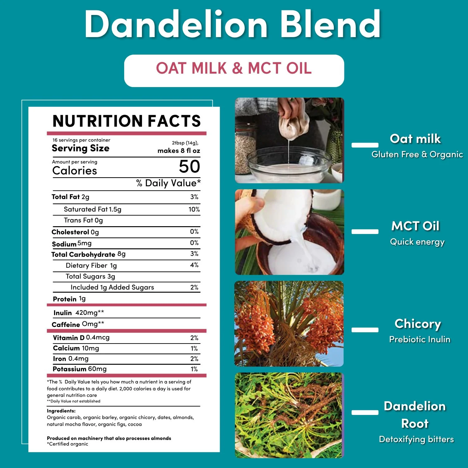 Instant Dandelion Herbal Latte - Image 5