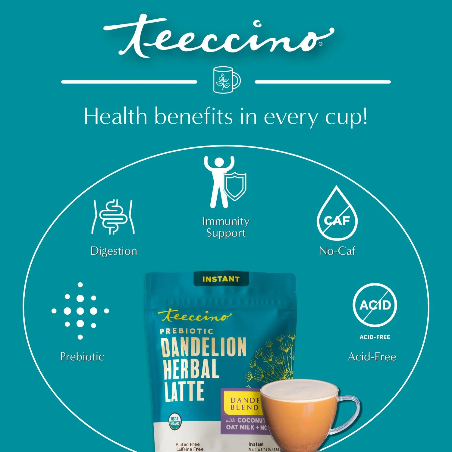 Instant Dandelion Herbal Latte - Image 6