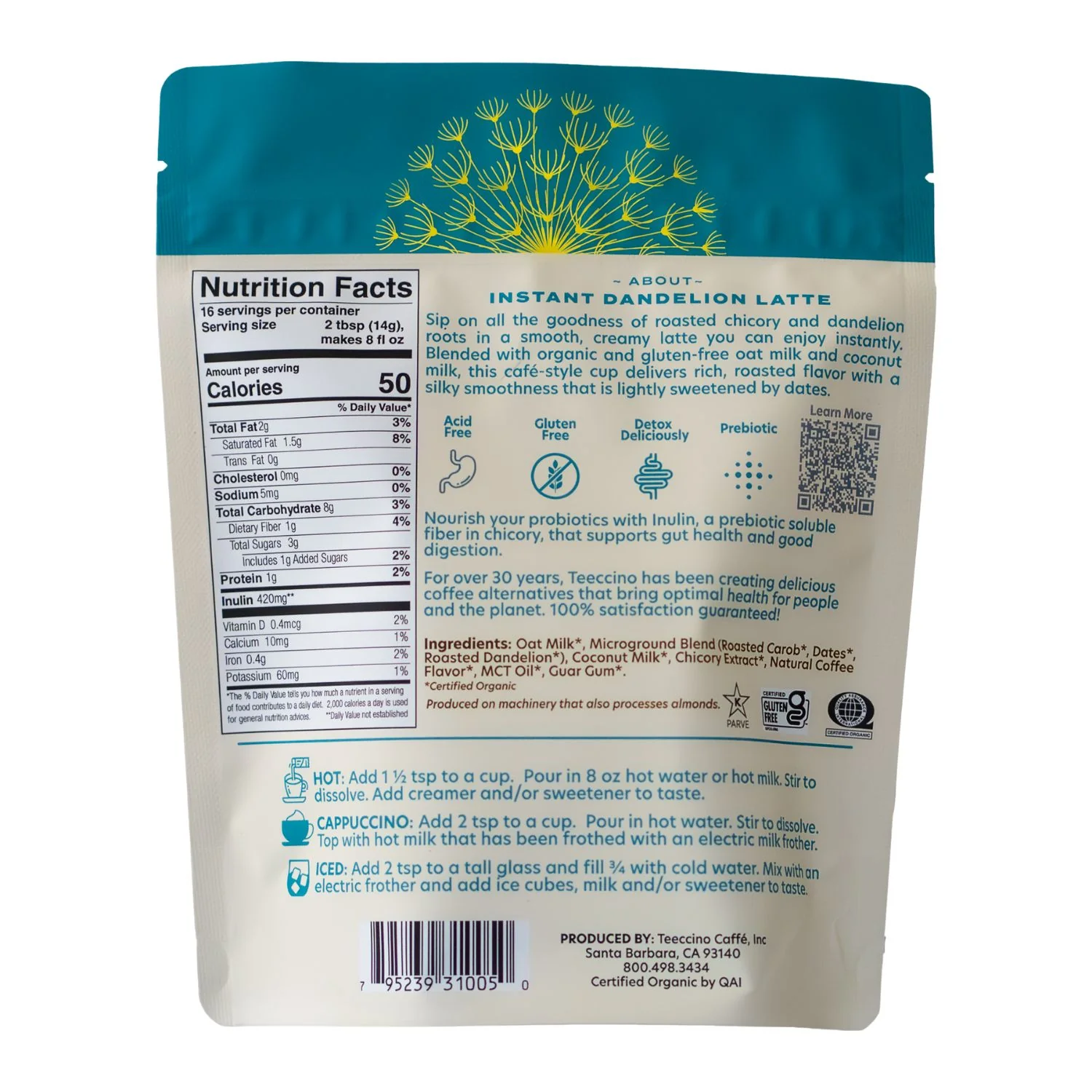 Instant Dandelion Herbal Latte - Image 7