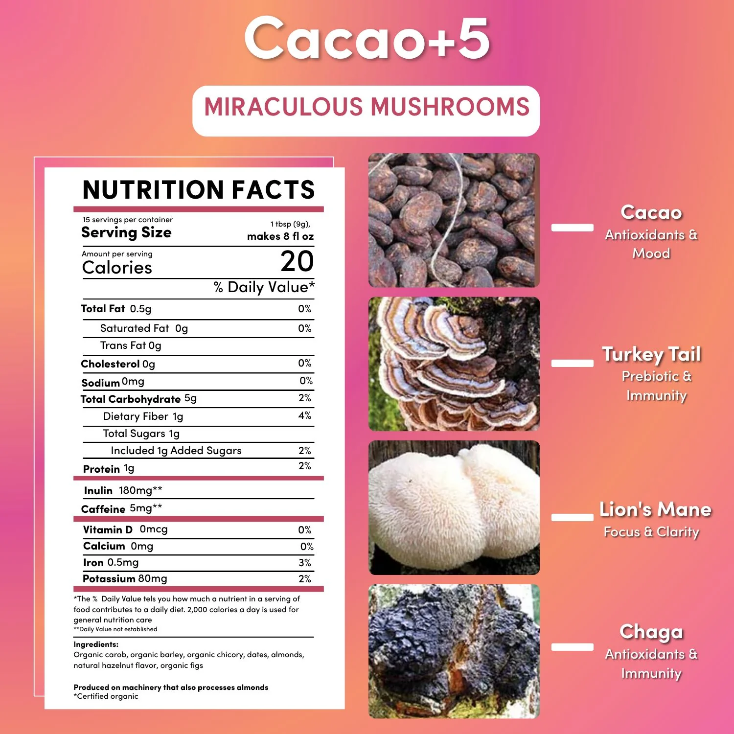 Miraculous Mushrooms® Cacao + 5 - Image 4