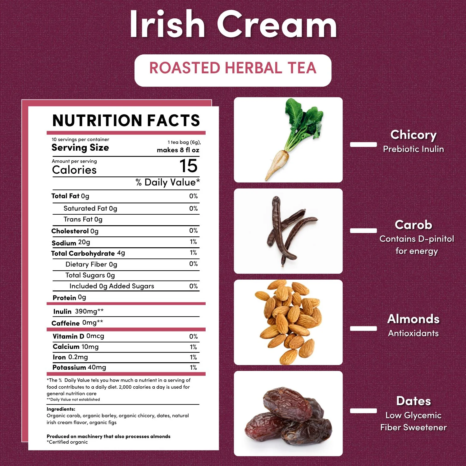 Irish Cream Roasted Herbal Tea - Image 5