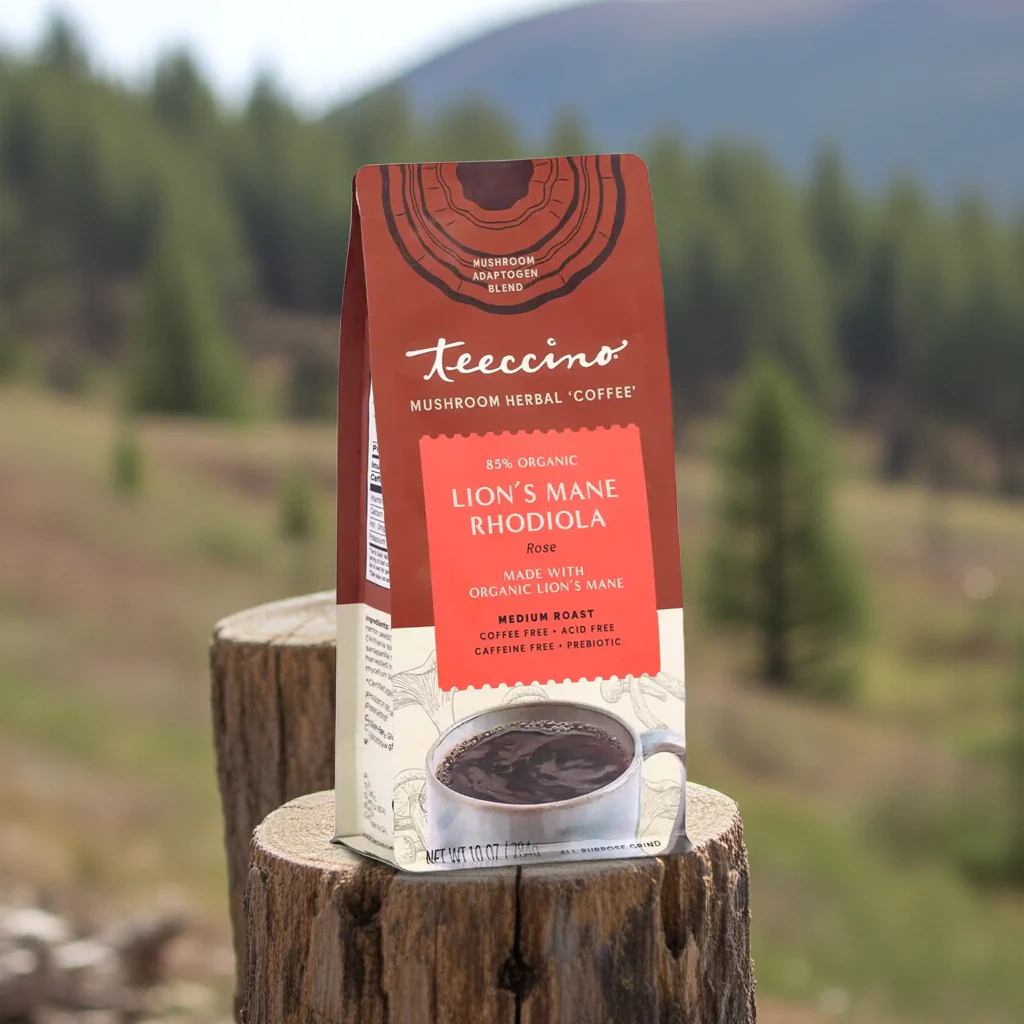 Lion's Mane Rhodiola Rose Mushroom Herbal Coffee - Image 3