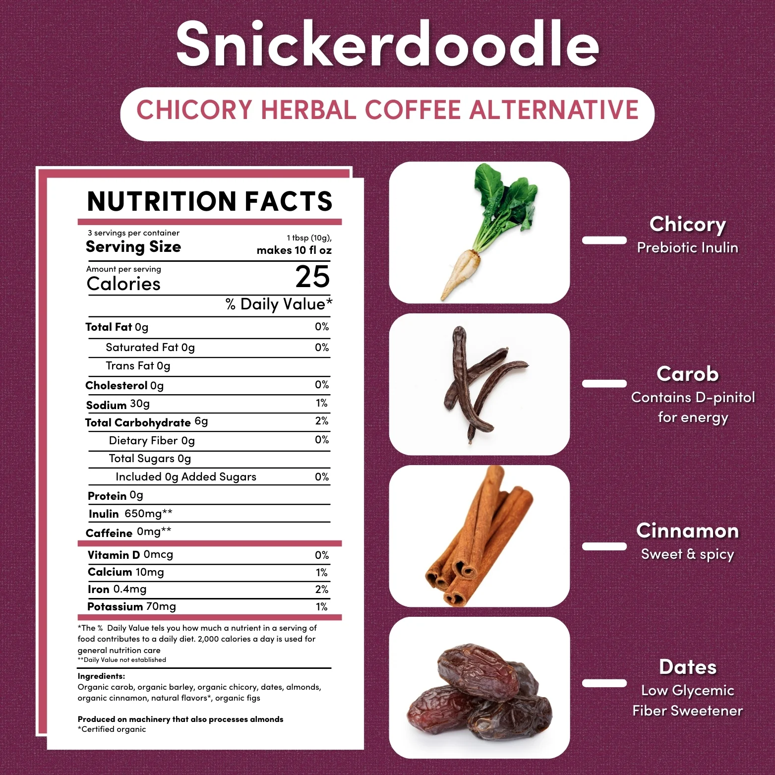 Snickerdoodle Chicory Herbal Coffee - Image 6