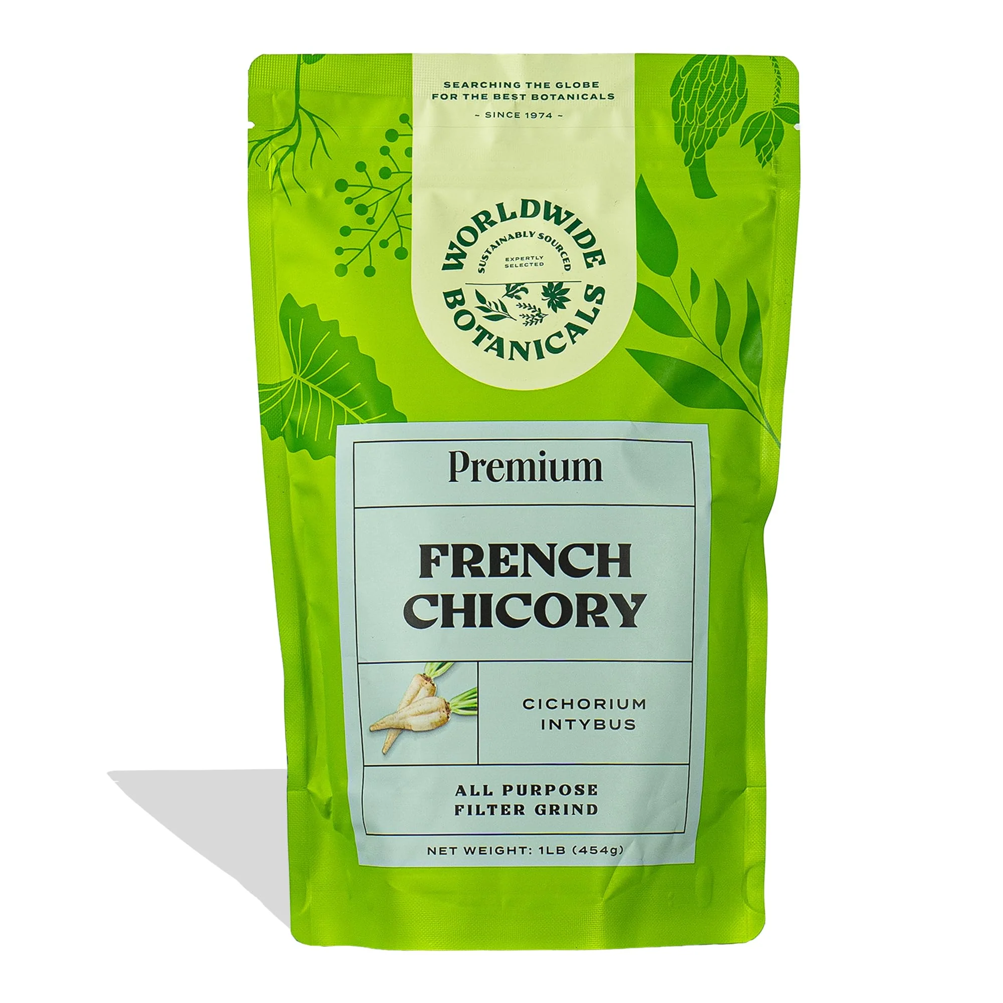 Worldwide Botanicals French Chicory Root, 1 Pound Ground, Brew Like Coffee, Blend Roasted Chicory Root With Coffee, Prebiotic, Acid Free, Caffeine Free, Kosher - Image 6
